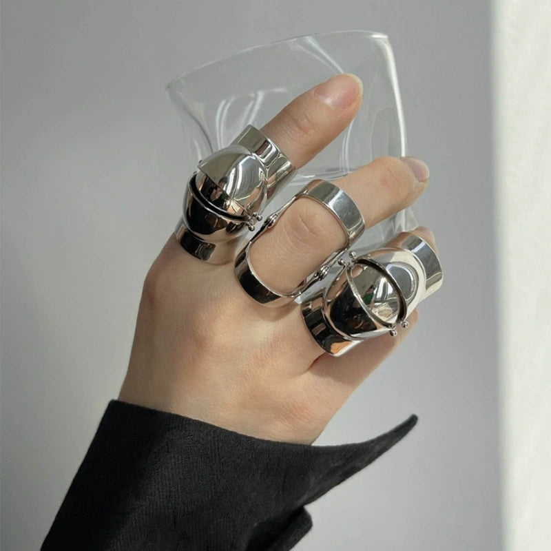 Vintage Punk Dragon Claw Finger Ring Gothic Joint Knuckles Jewelry