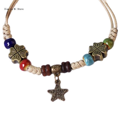 Ethnic Ceramic Beaded Bracelet