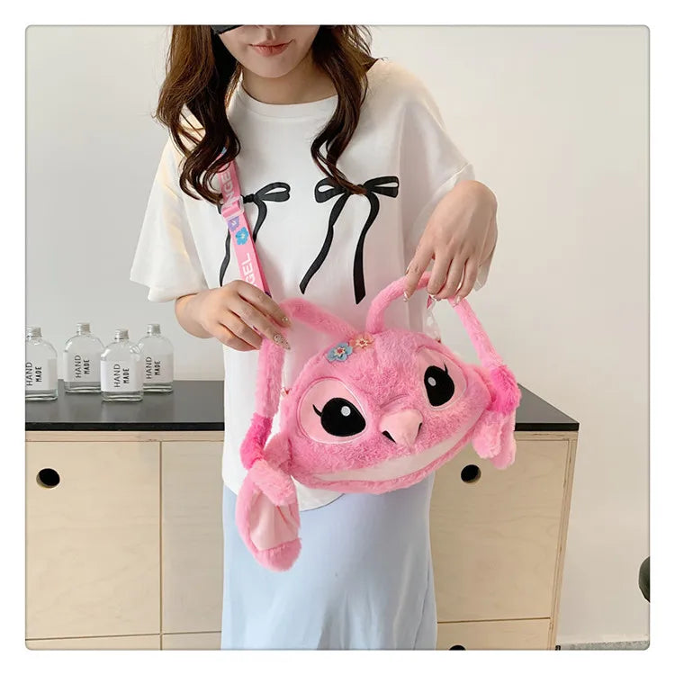 Disney Lilo & Stitch Plush Messenger Bag