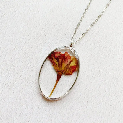 Oval Resin Necklace