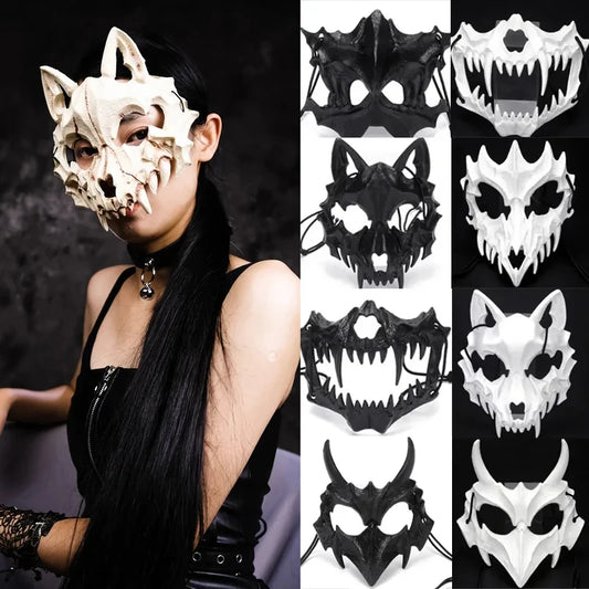 Halloween Half-Face Mask