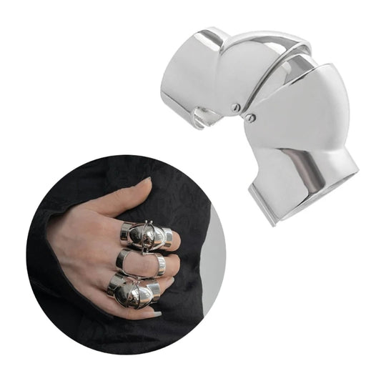 Vintage Punk Dragon Claw Finger Ring Gothic Joint Knuckles Jewelry