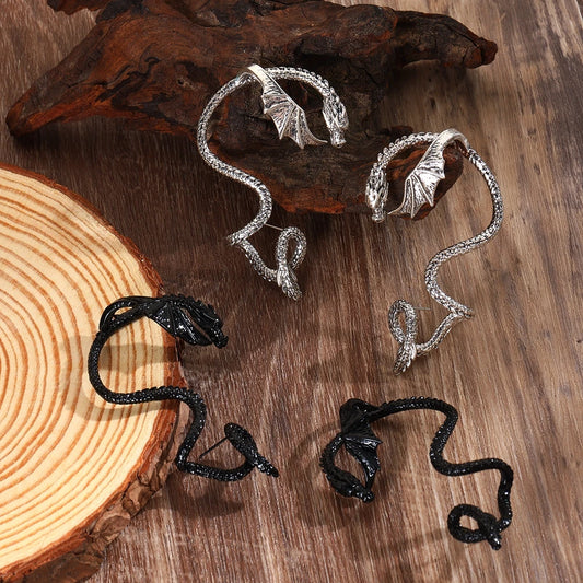Gothic Punk Dragon Ear Cuff
