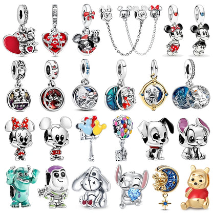 Mickey Mouse Sterling Silver Charms