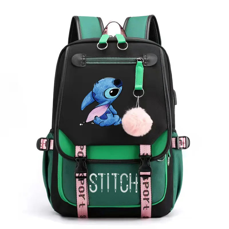 Disney Stitch USB Backpack