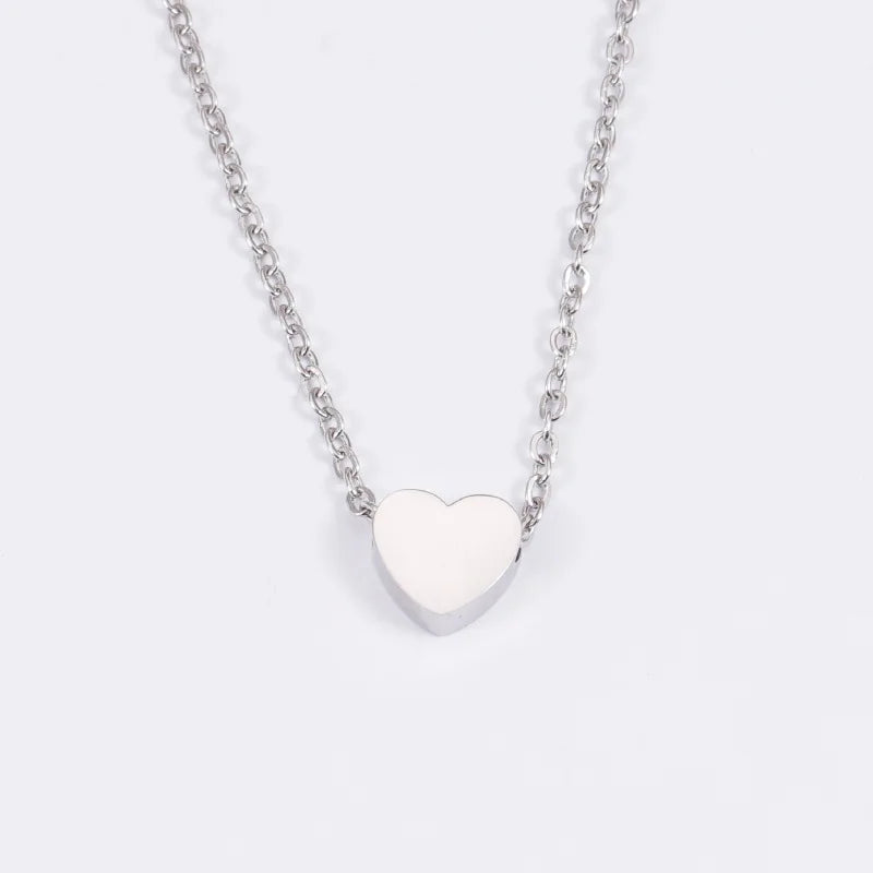 Minimalist Tiny Heart Necklace