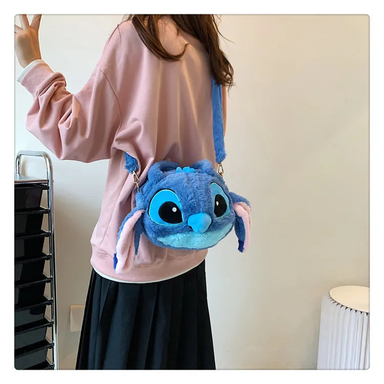 Disney Lilo & Stitch Plush Messenger Bag