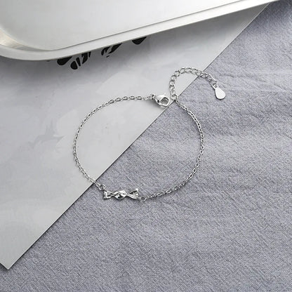 925 Silver Adjustable Butterfly Bracelet