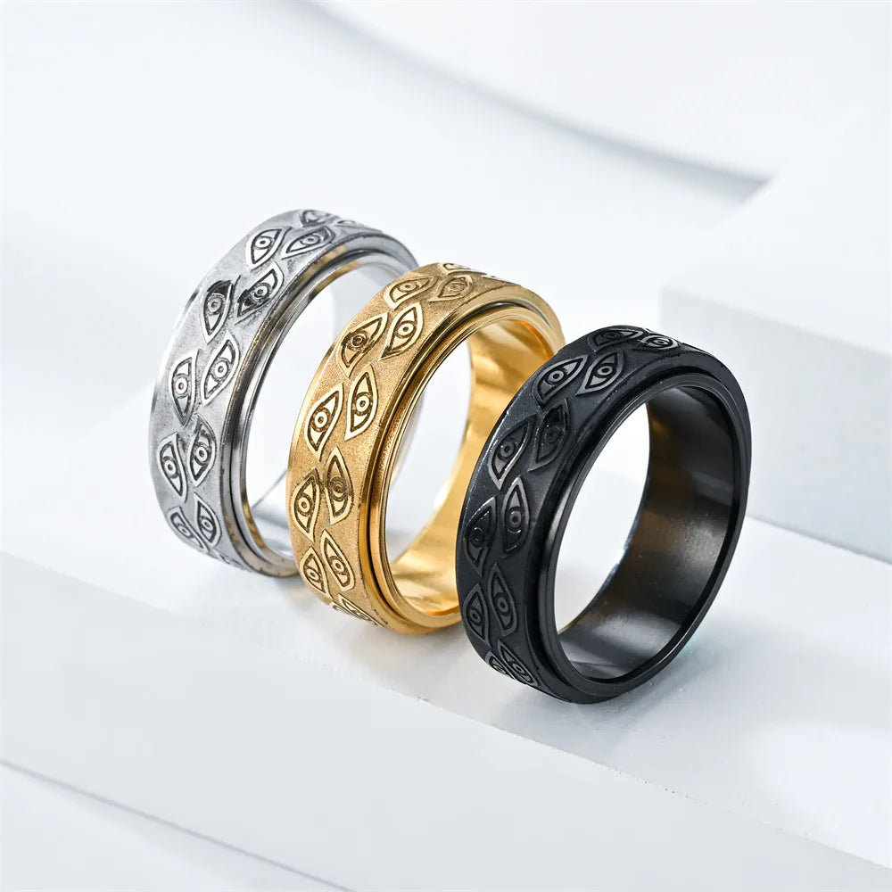 Demon Eye Spinner Ring
