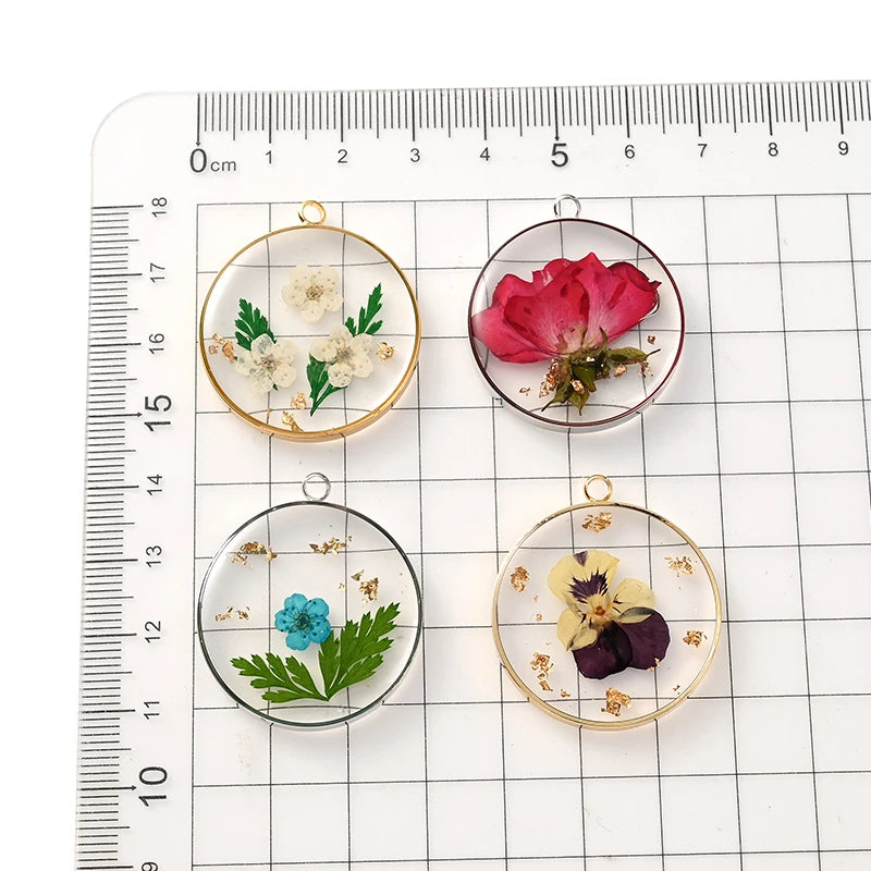 Natural Leaves Resin Charms