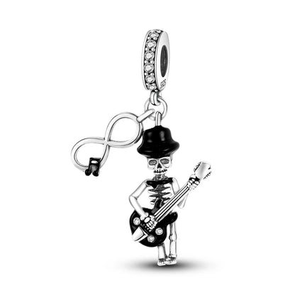 925 Sterling Silver Snowman Charm Bead