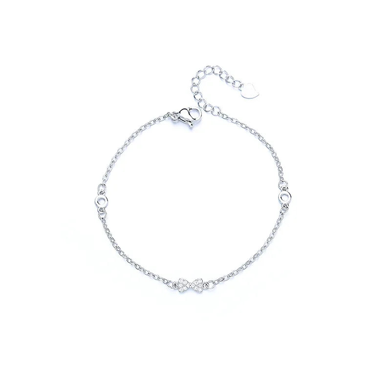 925 Silver Adjustable Butterfly Bracelet