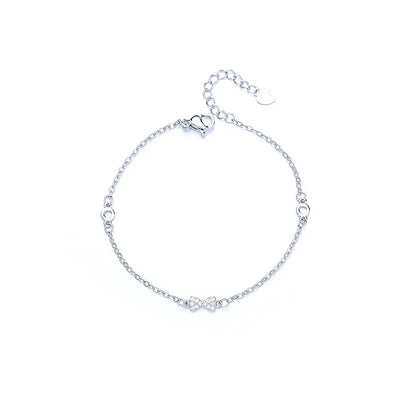 925 Silver Adjustable Butterfly Bracelet