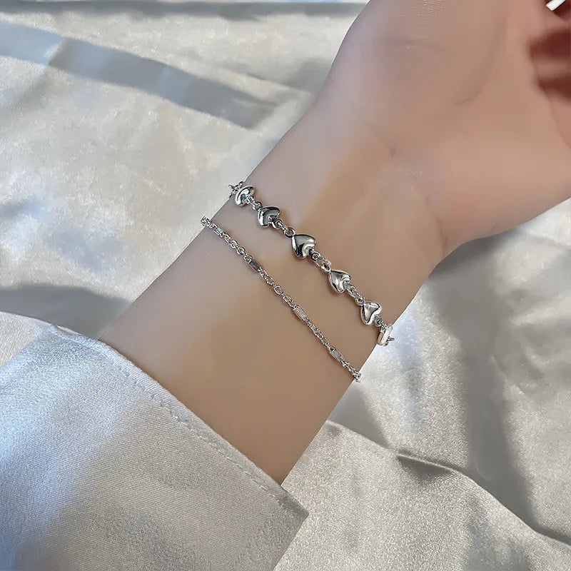 925 Silver Adjustable Butterfly Bracelet