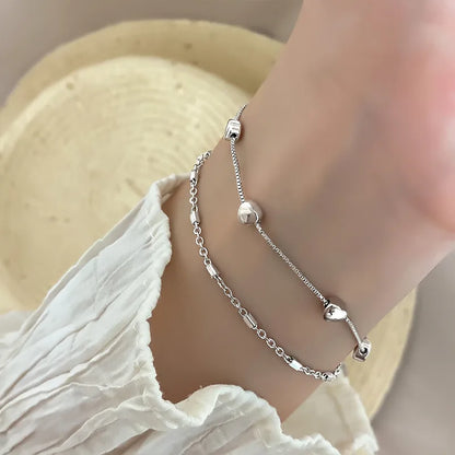 925 Silver Adjustable Butterfly Bracelet