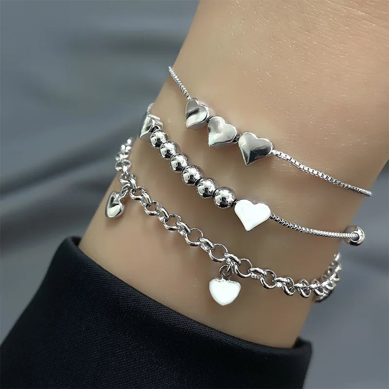 925 Silver Adjustable Butterfly Bracelet